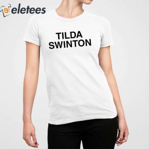 Alan Wearing A Tilda Swinton Shirt 4