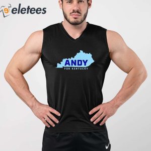 Andy For Kentucky Map Shirt 3