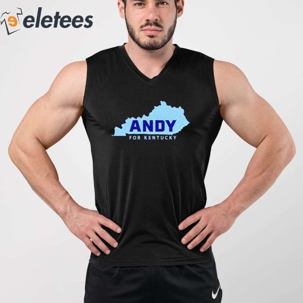 Andy For Kentucky Map Shirt