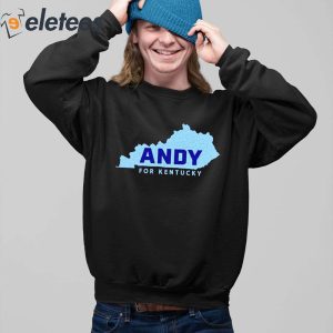 Andy For Kentucky Map Shirt 5