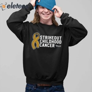 Apollohou Strikeout Childhood Cancer Shirt 3