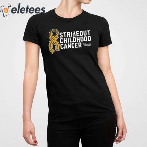 Apollohou Strikeout Childhood Cancer Shirt 4