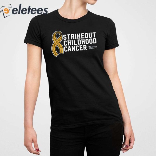 Apollohou Strikeout Childhood Cancer Shirt