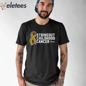 Apollohou Strikeout Childhood Cancer Shirt 5