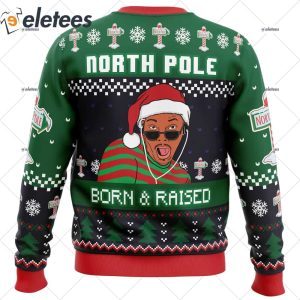 Born and Raised Fresh Prince of Bel Air Ugly Christmas Sweater 2