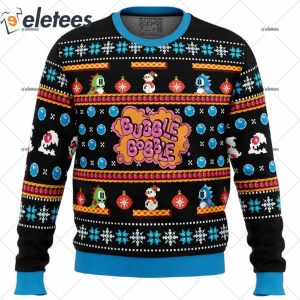 Bubble Bobble Ugly Christmas Sweater