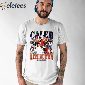 Caleb Okechukwu Syracuse Orange Football Vintage Shirt 1