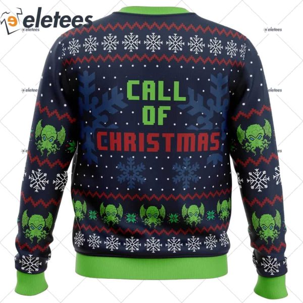 Call Of Christmas Cthulhu Ugly Christmas Sweater