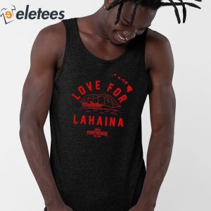 Carlos Penavega Love For Lahaina Maui Powerhouse Gym Shirt 2