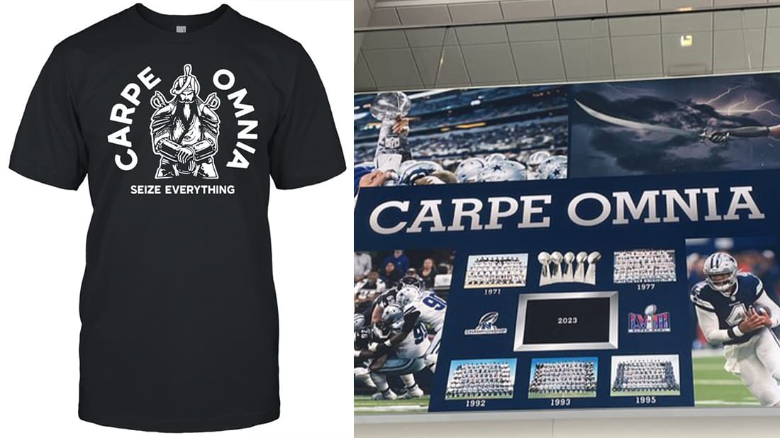 Get Your Cowboys Carpe Omnia: Seize Everything Shirt and Join