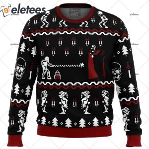 Castlevania Classic Game Ugly Christmas Sweater