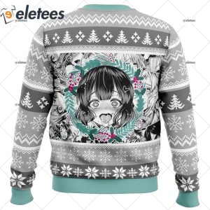 Christmas Anime Ahegao Ugly Christmas Sweater 2