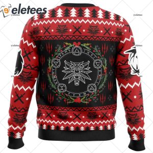 Christmas Monster The Witcher Ugly Christmas Sweater 2