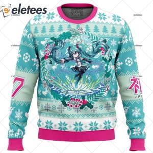 Christmas Symphony Hatsune Miku Ugly Christmas Sweater 1