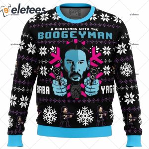 Christmas with the Boogeyman John Wick Ugly Christmas Sweater 1