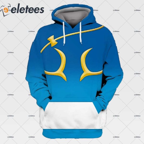 Chun Li Street Fighter Halloween 3D Hoodie