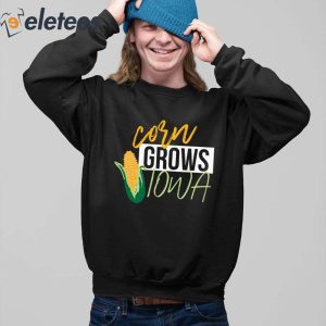 Cy Hawk Corn Grows Iowa Shirt 4