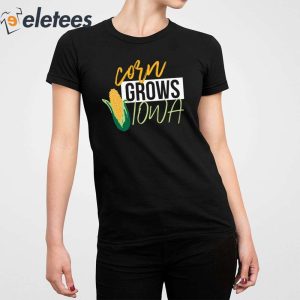 Cy Hawk Corn Grows Iowa Shirt 5