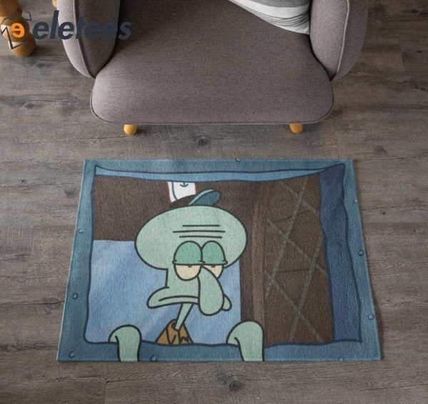 DOBOER Squidward Funny Doormat