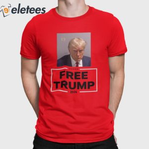 Darren Grimes Trump Mugshot Free Trump 2024 Shirt 2