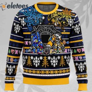 Digimon Ugly Christmas Sweater 2