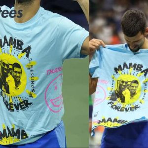 Djokovic 24 Mamba Forever Shirt Novak Honors Kobe Bryant 4