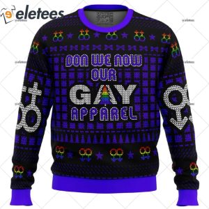 Don We Now Our Gay Apparel LGBT Ugly Christmas Sweater