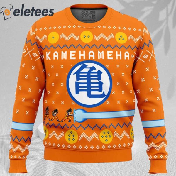 Dragon Ball Z Kamehameha Ugly Christmas Sweater