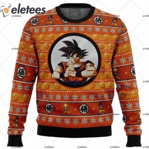 Dragonball Z Son Goku Ugly Christmas Sweater 1