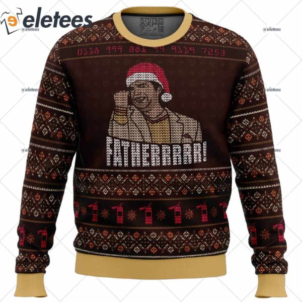 Fatherrrr The IT Crowd Ugly Christmas Sweater