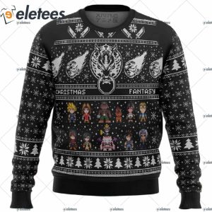 Final Fantasy 7 VII FF7 Ugly Christmas Sweater 1