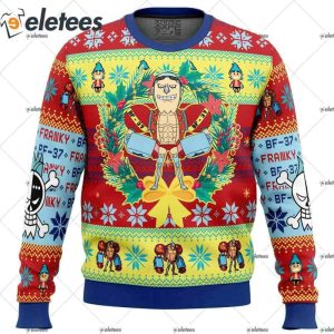 Franky One Piece Ugly Christmas Sweater 1