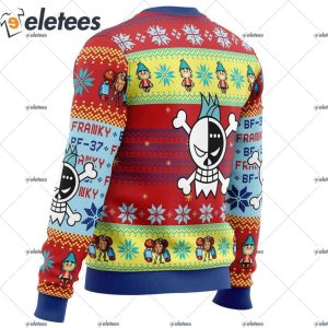 Franky One Piece Ugly Christmas Sweater 3