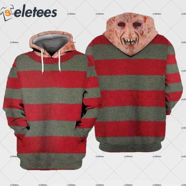 Freddy Krueger Halloween 3D Hoodie