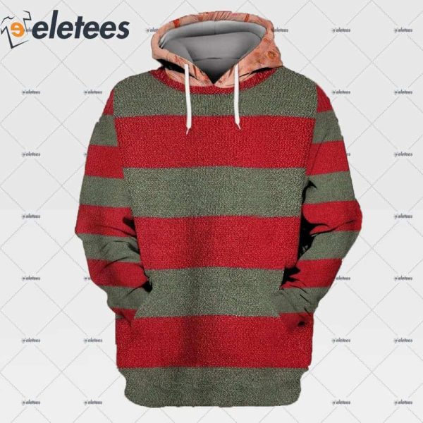 Freddy Krueger Halloween 3D Hoodie