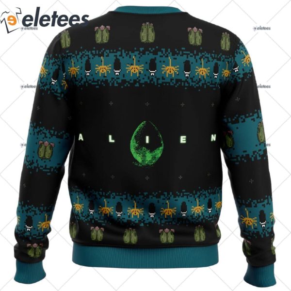 Free Hugs Alien Facehugger Ugly Christmas Sweater