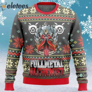 Fullmetal Alchemist Alt Ugly Christmas Sweater 1