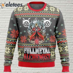 Fullmetal Alchemist Alt Ugly Christmas Sweater 2