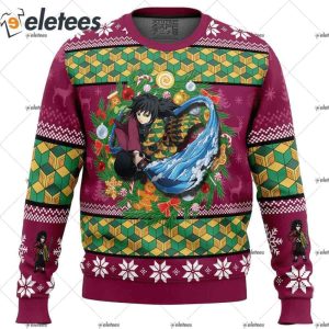 Giyuu Tomioka Demon Slayer Ugly Christmas Sweater 1