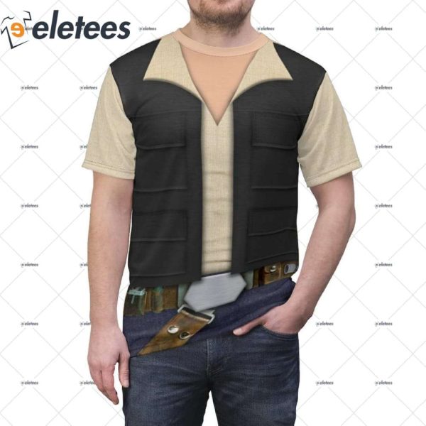 Han Solo Star Wars Halloween Costume Shirt
