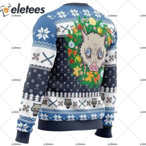 Hashibira Inosuke Demon Slayer Ugly Christmas Sweater 3
