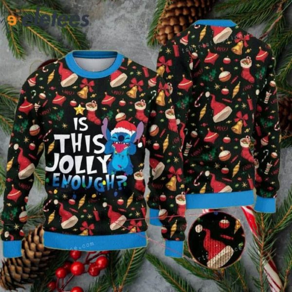 Have A Holly Jolly Christmas Stitch Ugly Sweater