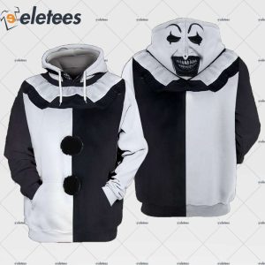 Horror Clown Halloween 3D Hoodie 1