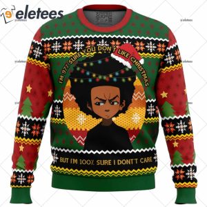 Huey Freeman The Boondocks Ugly Christmas Sweater 1