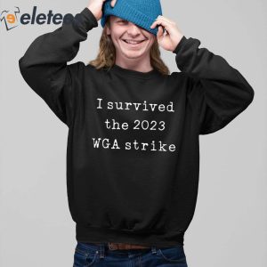 I Survived The 2023 Wga Strike Shirt 4