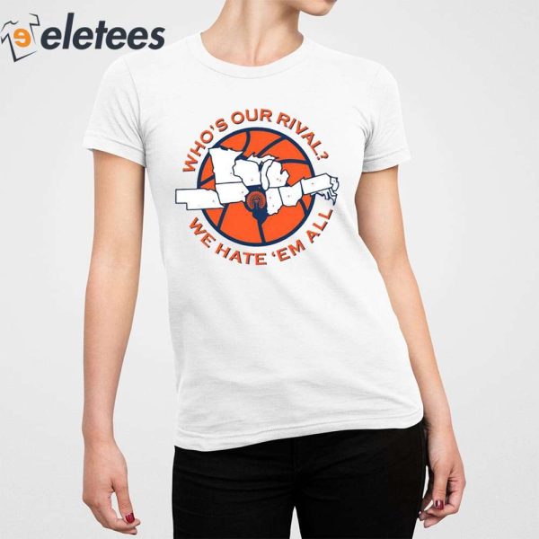 Illinois Who’s Our Rival We Hate ‘Em All Shirt