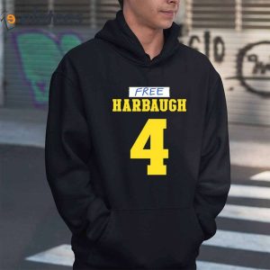 J.J. Mccarthy Free Harbaugh 4 Shirt 2