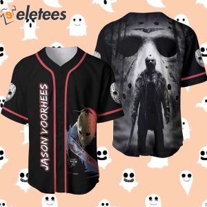 Jason Voorhees Horror Movie Halloween Baseball Jersey 2