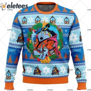 Jinbe One Piece Ugly Christmas Sweater 1