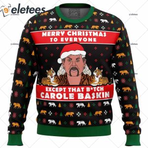 Joe Exotic Tiger King Ugly Christmas Sweater 1